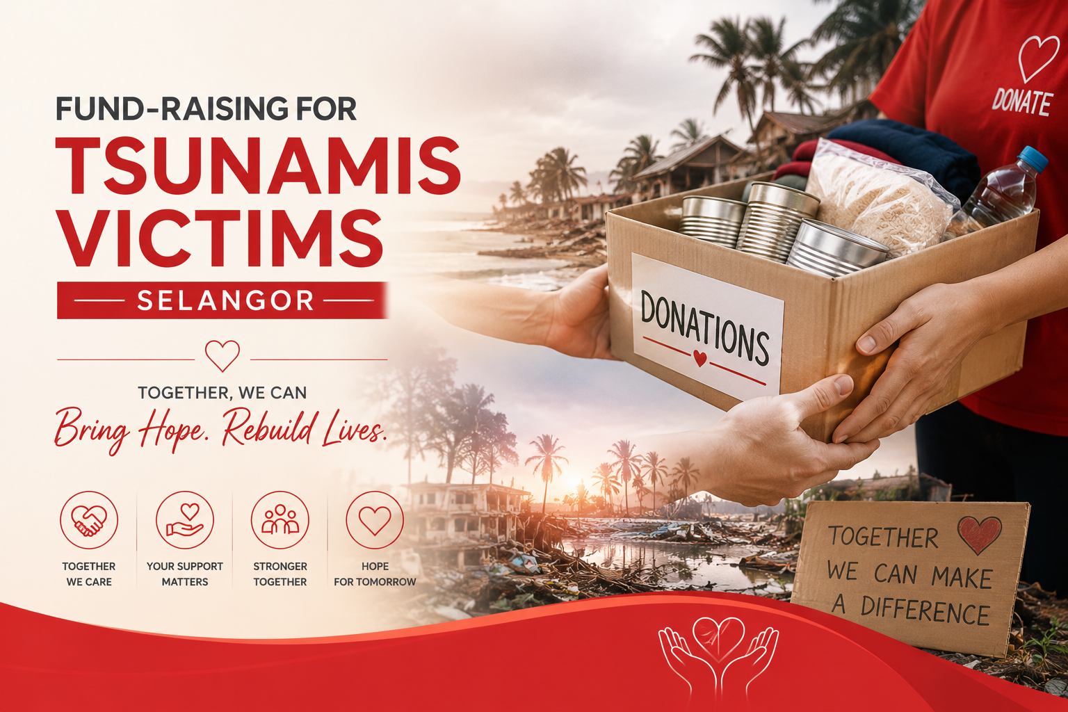 Fund-Raising for Tsunami Victims in Selangor